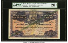 Syria Banque de Syrie et du Grand-Liban 100 Livres 1939 Pick 39Fa PMG Very Fine 20 Net. Repaired.

HID09801242017