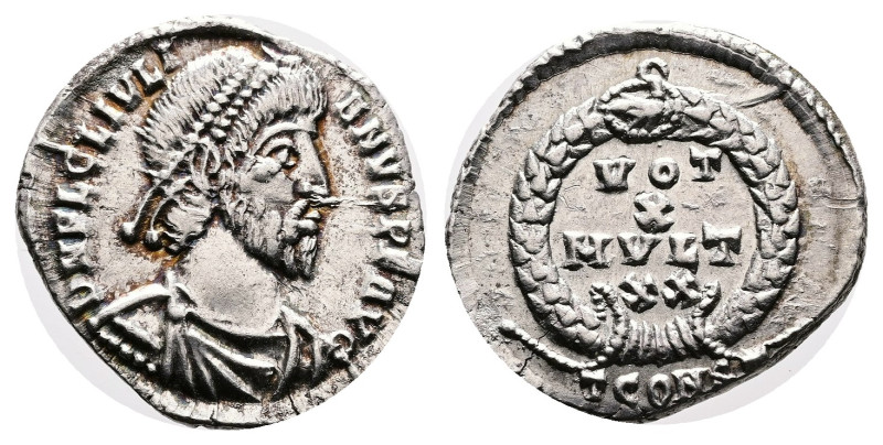 Roman Imperial. Julian II. Arles. AD 355-360. Silver Siliqua. (17,61 mm. 2,48 g....