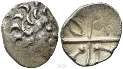 CENTRAL EUROPE. Vindelici. Quinarius (1st century BC). 'Schönaich' type