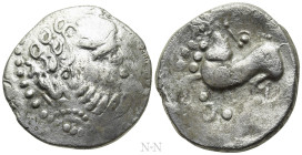 EASTERN EUROPE. Imitations of Philip II of Macedon (3rd century BC). Tetradrachm. 'Liegendem Achter' type