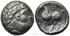 EASTERN EUROPE. Imitations of Philip II of Macedon (2nd-1st centuries BC). Tetradrachm. 'Kugelwange' type