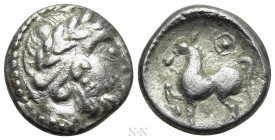 EASTERN EUROPE. Imitations of Philip II of Macedon (2nd-1st centuries BC). Drachm. 'Kugelwange' type
