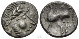 EASTERN EUROPE. Imitations of Philip II of Macedon (2nd-1st centuries BC). Drachm. 'Kugelwange' type