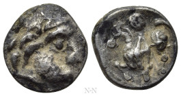 EASTERN EUROPE. Imitations of Philip II of Macedon (2nd-1st centuries BC). "Obol." Mint in the region of Velem, Hungary. 'Kapostaler Kleingeld' type