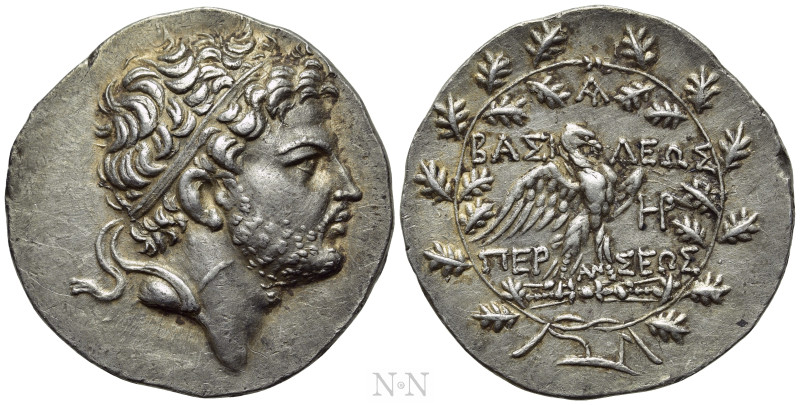 KINGS OF MACEDON. Perseus (179-168 BC). Tetradrachm. Pella or Amphipolis. 

Ob...