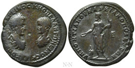 MOESIA INFERIOR. Marcianopolis. Macrinus, with Diadumenian (217-218). Ae Pentassarion. Pontianus, legatus consularis