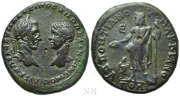 MOESIA INFERIOR. Marcianopolis. Macrinus, with Diadumenian (217-218). Ae Pentassarion. Pontianus, legatus consularis