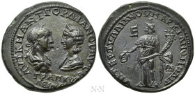 MOESIA INFERIOR. Marcianopolis. Gordian III, with Tranquillina (238-244). Ae Pentassarion. Prosius Tertullianus, legatus Augusti pro praetore