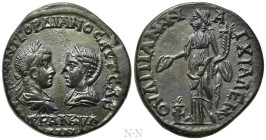 THRACE. Anchialus. Gordian III, with Tranquillina (238-244). Ae