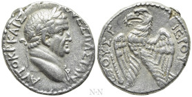 SELEUCIS & PIERIA. Antioch. Vespasian (69-79). Tetradrachm. Dated “Holy Year” 3 (AD 70/1)