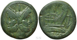ANONYMOUS. As (209-208 BC). Rome. Anchor series
