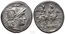 ANONYMOUS. Denarius (After 211 BC). Rome