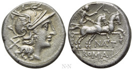 PINARIUS NATTA. Denarius (155 BC). Rome
