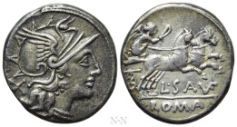 L. SAUFEIUS. Denarius (152 BC). Rome