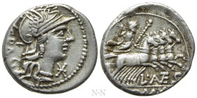 L. ANTESTIUS GRAGULUS. Denarius (136 BC). Rome