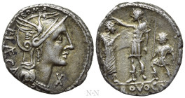 P. LAECA. Denarius (110-109 BC). Rome