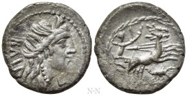 C. ALLIUS BALA. Denarius (92 BC). Rome