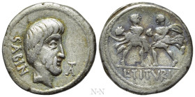 L. TITURIUS L.F. SABINUS. Denarius (89 BC). Rome
