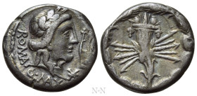 Q. FABIUS MAXIMUS. Denarius (82-80 BC). Rome. Restored issue