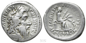 C. MEMMIUS C.F. Denarius (56 BC). Rome