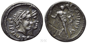 C. ANTIUS C.F. RESTIO. Denarius (47 BC). Rome