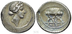 C. CONSIDIUS PAETUS. Denarius (46 BC). Rome