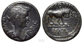 MARK ANTONY. Quinarius (42 BC). Lugdunum