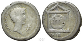 MARK ANTONY. Denarius (42 BC). Military mint traveling with Antony in Greece
