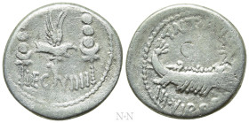 MARK ANTONY. Denarius (32-31 BC). Patrae(?). Legionary issue