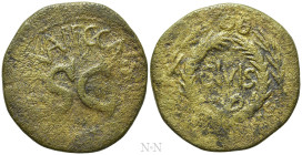 AUGUSTUS (27 BC-14 AD). Sestertius. Rome. C. Cassius Celer, moneyer