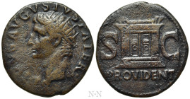 DIVUS AUGUSTUS (Died 14). Dupondius. Rome. Struck under Tiberius