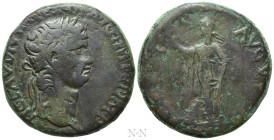 CLAUDIUS (41-54). Sestertius. Balkan imitation of Rome