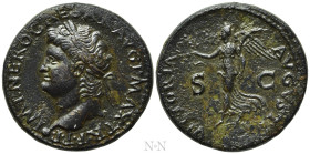 NERO (54-68). As. Lugdunum
