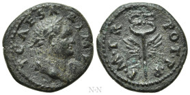 TITUS (Caesar, 69-79). Quadrans. Rome, for use in the East