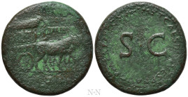 DIVA DOMITILLA I (Died before 69). Sestertius. Rome