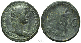 DOMITIAN (81-96). Sestertius. Rome