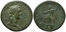 DOMITIAN (81-96). Sestertius. Rome