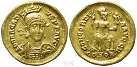ARCADIUS (383-408). GOLD Solidus. Constantinople