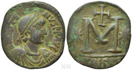 JUSTIN I (518-527). Follis. Thessalonica