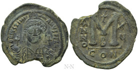 JUSTINIAN I (527-565). Follis. Constantinople. Dated RY 15 (541/2)