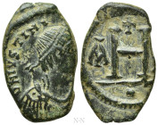 JUSTINIAN I (527-565). 8 Nummi. Thessalonica