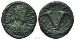 JUSTINIAN I (527-565). Pentanummium. Uncertain mint
