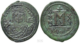 MAURICE TIBERIUS (582-602). Follis. Theoupolis (Antioch). Dated RY 11 (AD 592/3)