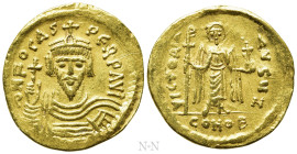 PHOCAS (602-610). GOLD Solidus. Constantinople