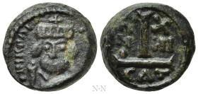 HERACLIUS (610-641). Decanummium. Catania. Dated RY 13 (622/3)