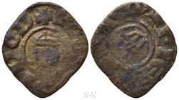 CRUSADERS. Lusignan Kingdom of Cyprus. Guy of Lusignan (1192-1194). AE Fractional Denier