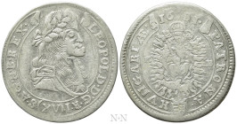 HOLY ROMAN EMPIRE. Leopold I (1657-1705). 15 Kreuzer (1681-KB). Kremnitz