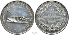 GERMANY. Bayern. Silver Medal (ND-1848). By J. A. Ries. Schrobenhausen