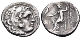 KINGS OF MACEDON. Alexander III 'the Great', 336-323 BC. Drachm (Silver, 18 mm, 4.02 g, 9 h), struck posthumously in the name and types of Alexander I...