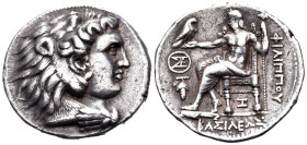 KINGS OF MACEDON. Philip III Arrhidaios, 323-317 BC. Tetradrachm (Silver, 28 mm, 17.15 g, 6 h), struck in the name of Philip III, and types of Alexand...